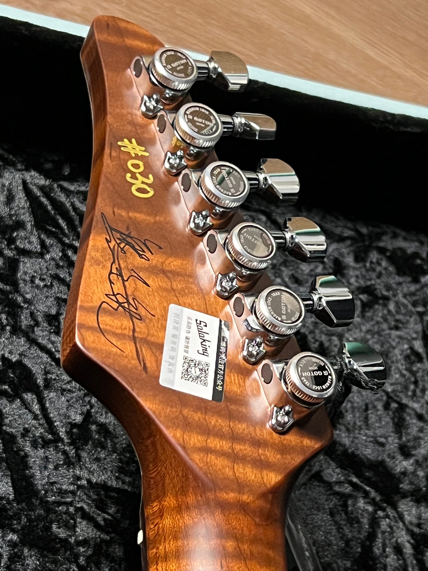 Soloking MS-1 Custom 24 HH Thinline Elite in Turquoise Wakesurf Limited Edition with Hardshell Case