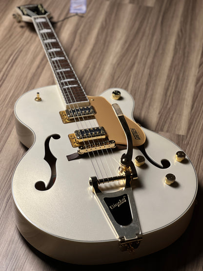 Gretsch FSR G5427TG Electromatic Hollow Body Single-Cut Guitar In Champagne White