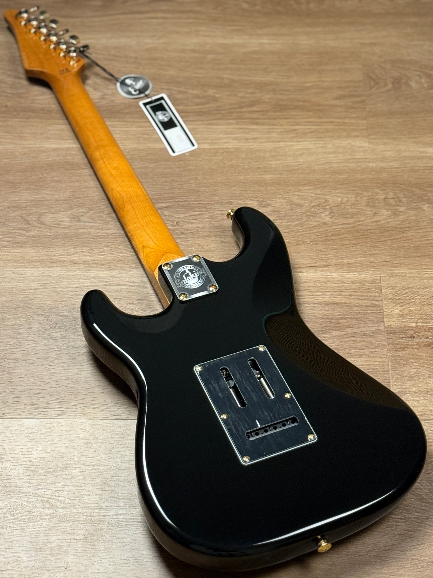 Soloking MS-1 Artisan with Rosewood FB in Black Beauty with Gold Hardware JESCAR