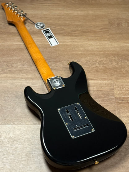 Soloking MS-1 Artisan with Rosewood FB in Black Beauty with Gold Hardware JESCAR