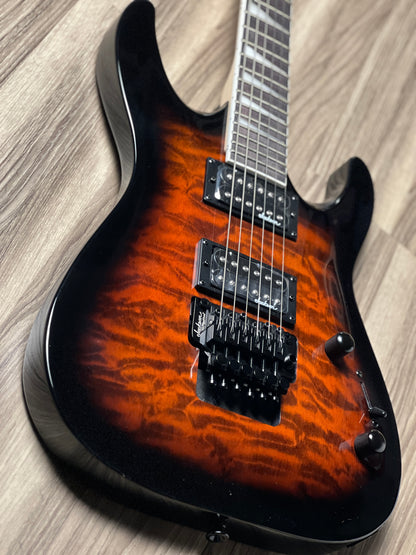 Jackson JS Series Dinky Arch Top JS32Q DKA With Amaranth FB In Dark Sunbrust