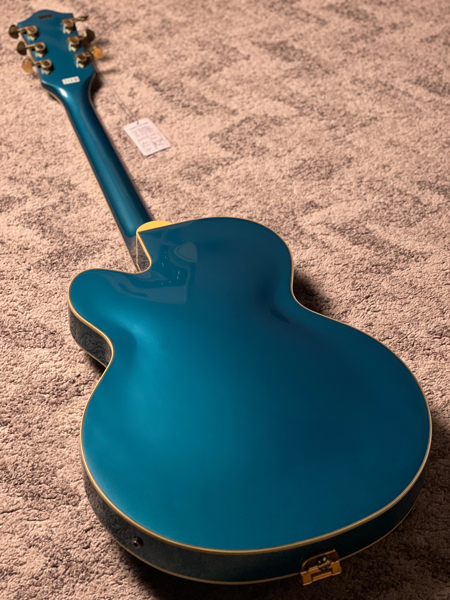 Gretsch G2410TG Streamliner Hollow Body Single-Cut with Laurel FB in Ocean Turquoise (USED)