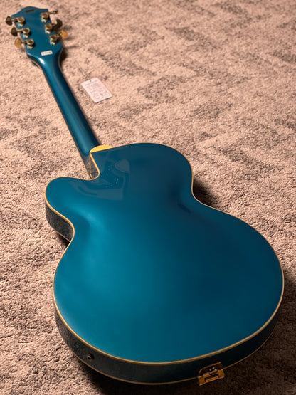 Gretsch G2410TG Streamliner Hollow Body Single-Cut with Laurel FB in Ocean Turquoise (USED)