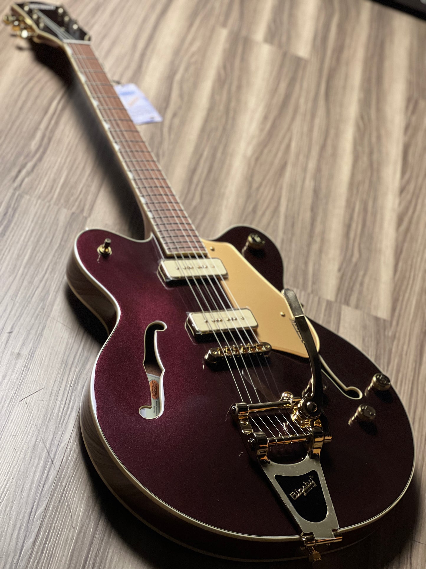 Gretsch Electromatic Pristine LTD Center Block Double-Cut Guitar w/Bigsby In Dark Cherry Metallic