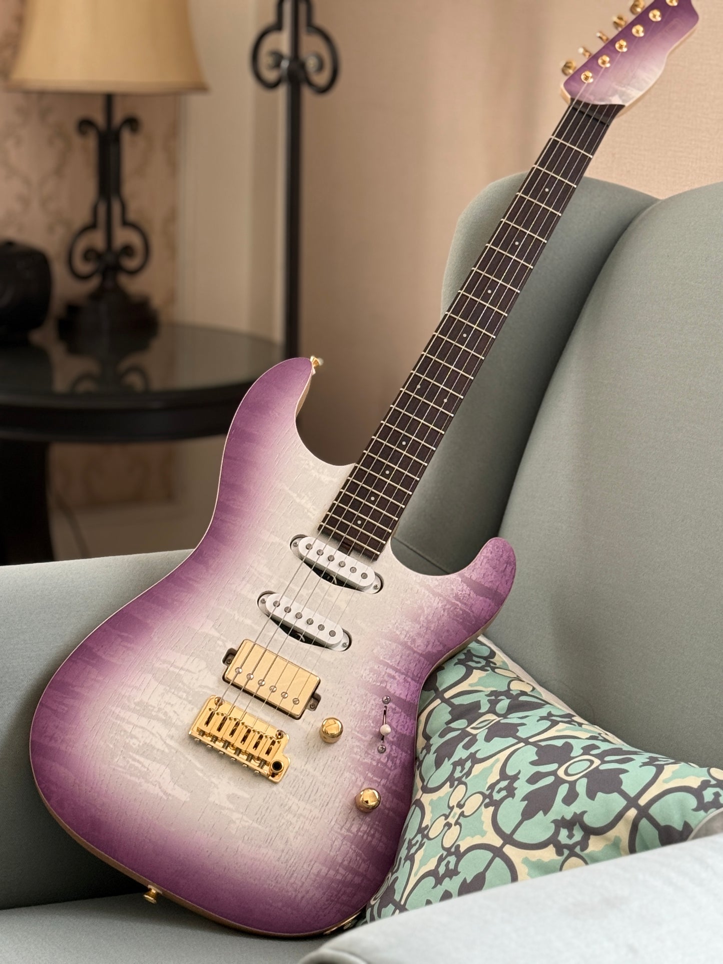 Saito S-622 SSH with Rosewood and Gold Hardware in Kunzite 253031