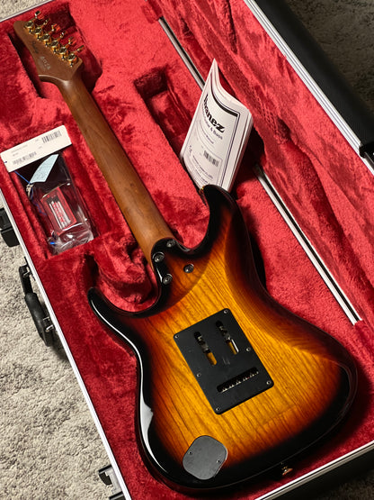 Ibanez Prestige AZ2204AG-TFB w/Case in Tri Fade Burst F2533630