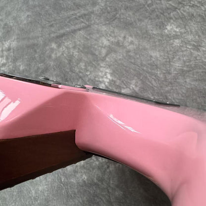 Dhatarattha Custom DST HSS in Shell Pink with Rosewood FB and "Pacific Ocean" Inlay