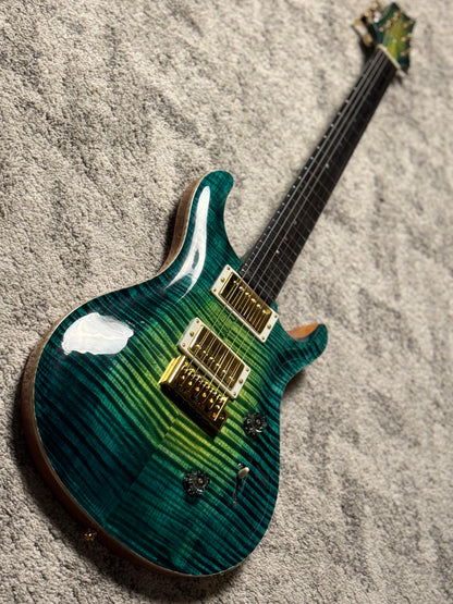 SLX Imperial 24 HH with 5A Solid Flame Top in Laguna Glow with Gold Hardware