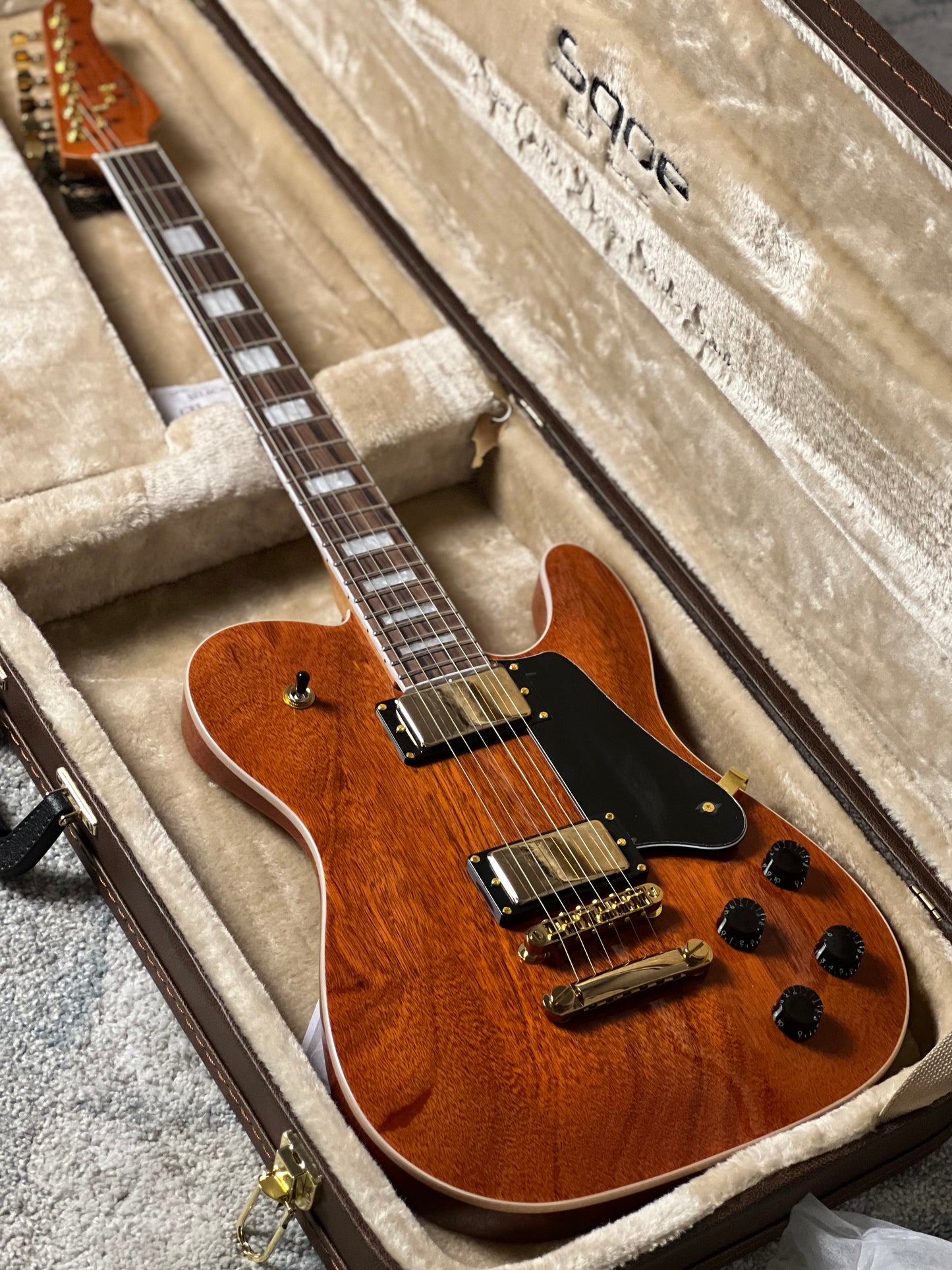 SQOE SETLP1100 Premium Caston Series Professional Limited Edition in Natural