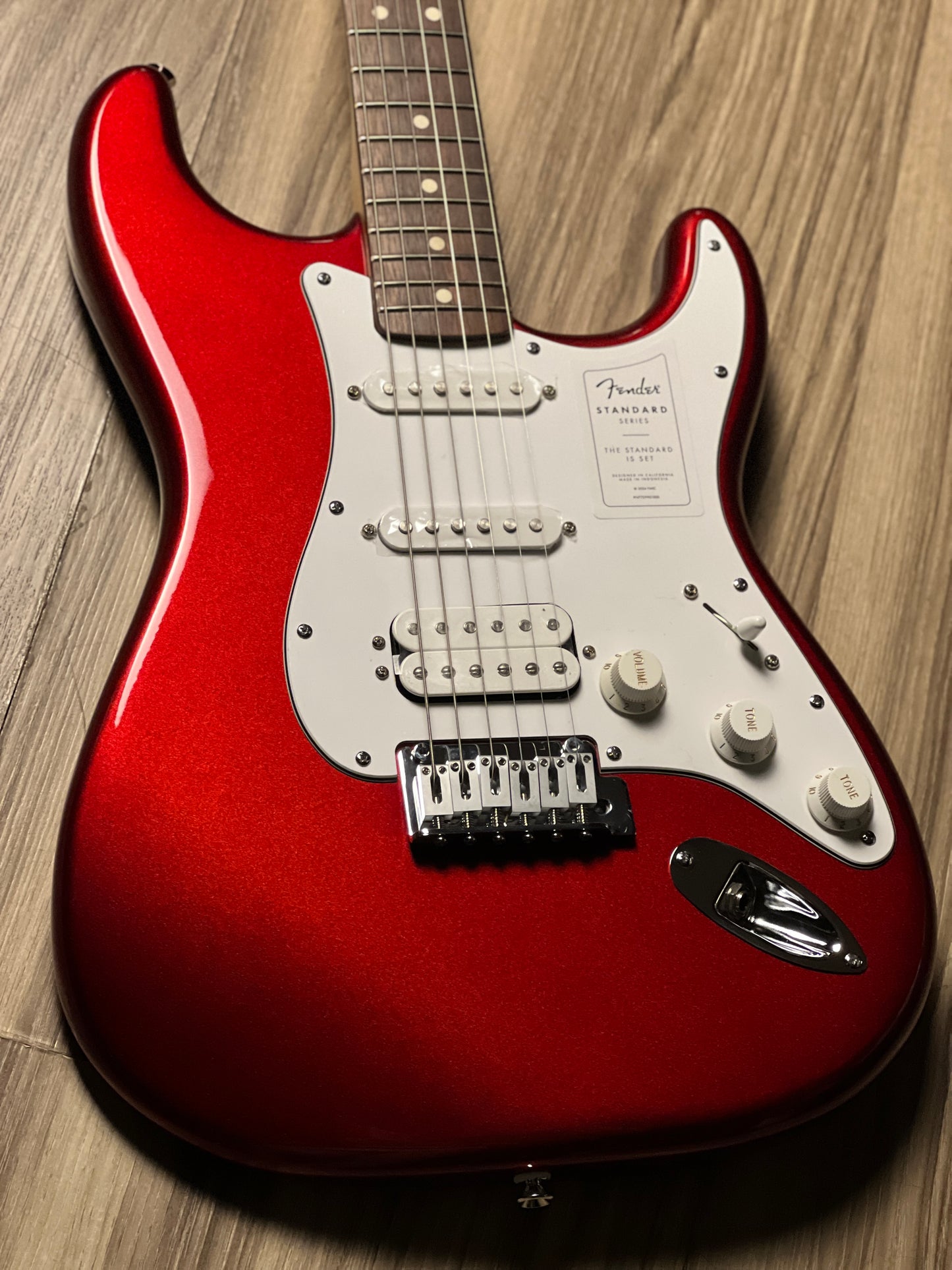 Fender Standard Stratocaster HSS with Laurel FB in Candy Cola