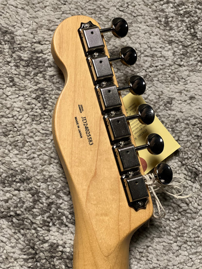 Fender Japan Hybrid II Telecaster with Maple FB in Forest Blue JD24025583