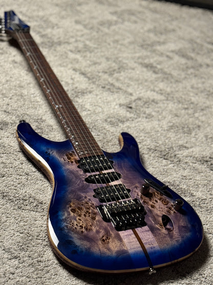 Ibanez Premium S1070PBZ in Cerulean Blue Burst 250812458 (USED)