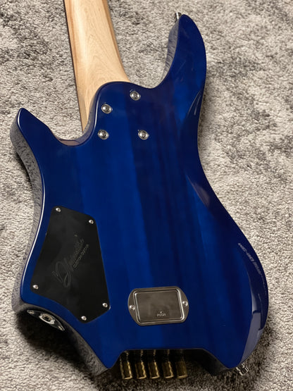 Dhatarattha Custom DEB 5 Headless Bass in Island Burl Top with RW FB Nafiri Special Run