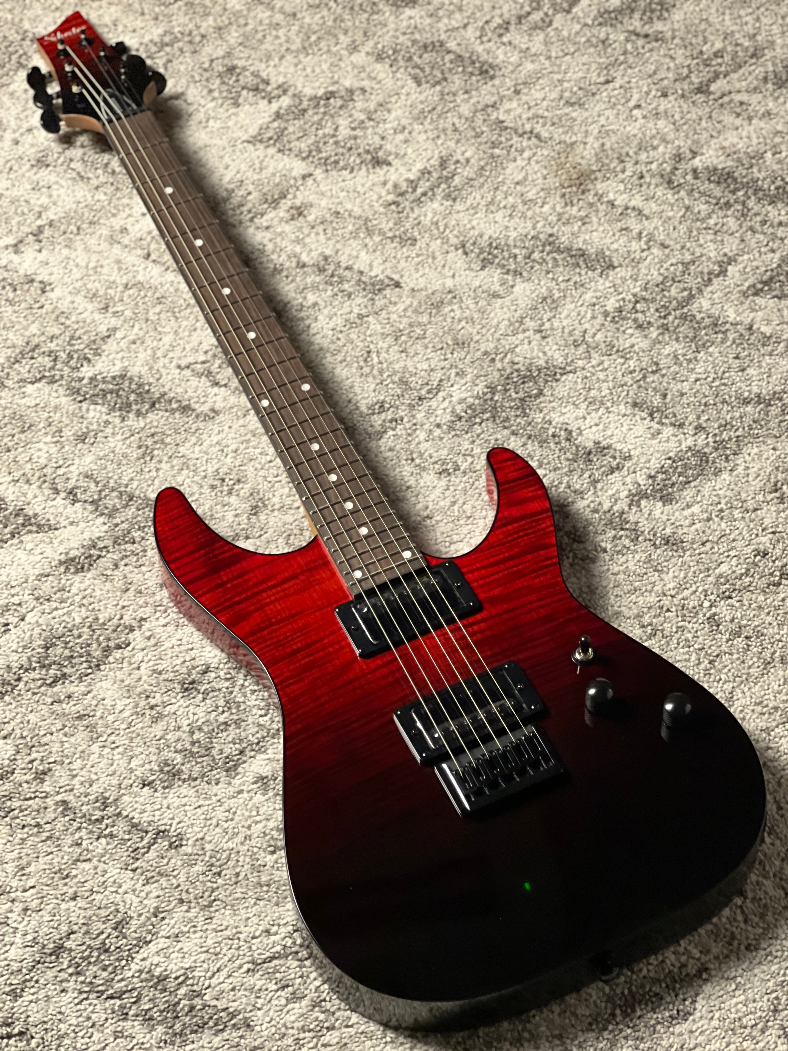 Schecter C-1 Standard in Blood Burst – nafiriguitar.com
