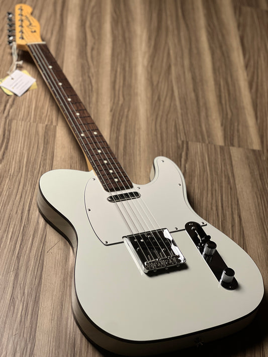 Fender FSR MIJ Traditional 60s Telecaster Custom with RW FB in Olympic White JD24014475