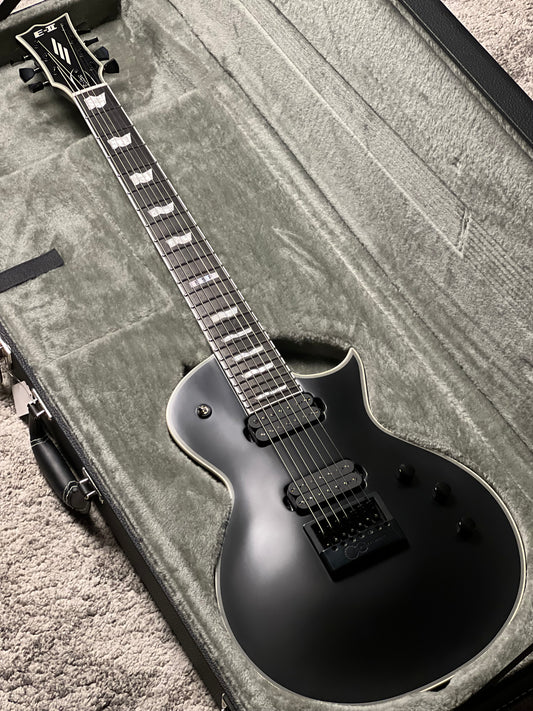 ESP E-II Eclipse-7 EverTune in Black Satin ES8195253