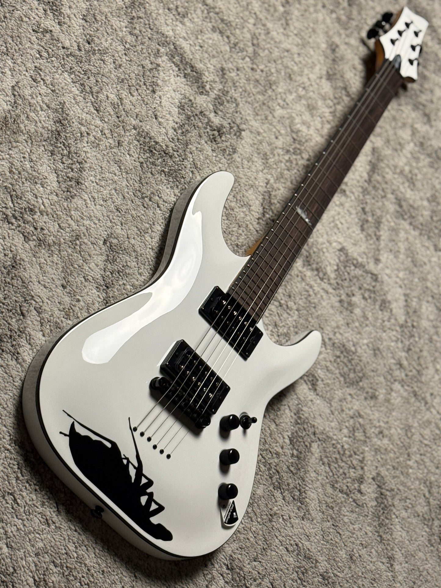 Schecter C-1 Jerry Horton 25th Anniversary in White W26010935