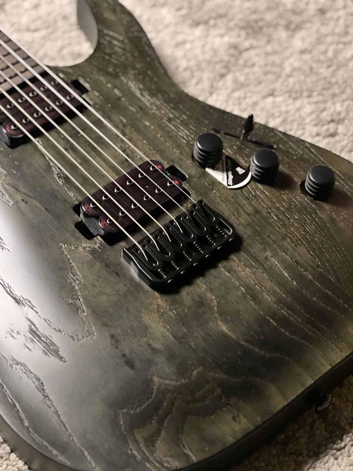 Schecter C-1 EX Apocalypse in Rust Grey