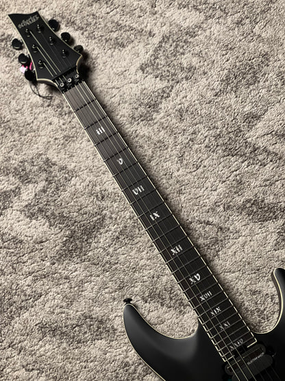 Schecter C-1 FR S SLS Elite Evil Twin - Satin Black