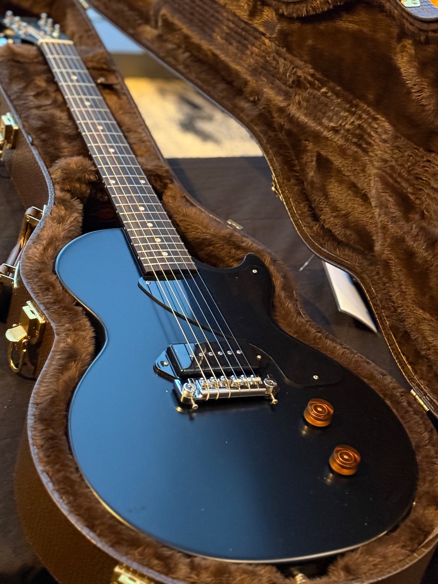 Gibson Les Paul Junior Charlie Starr Ebony Satin w/Case