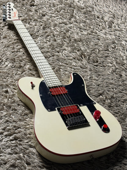 Fender John 5 Ghost Telecaster with Maple FB in Arctic White J5220177