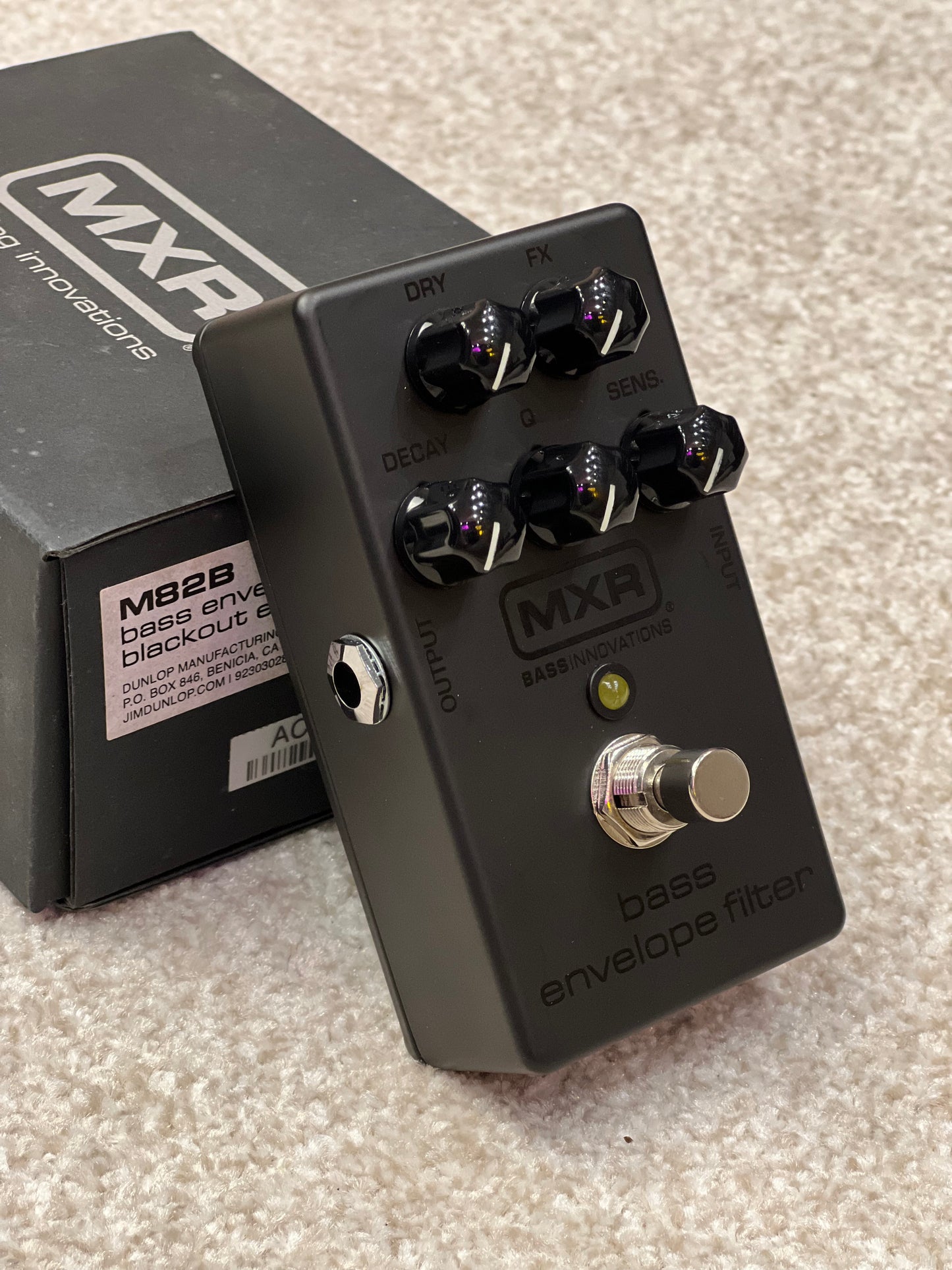 MXR Bass ENV Filter Blackout M82B