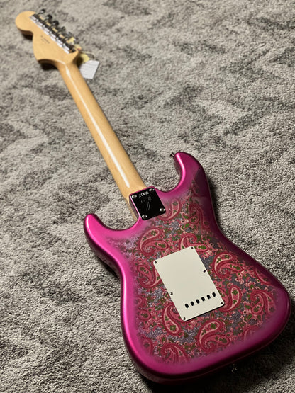 Fender MIJ Limited Stratocaster with Maple FB in Pink Paisley JD26001405