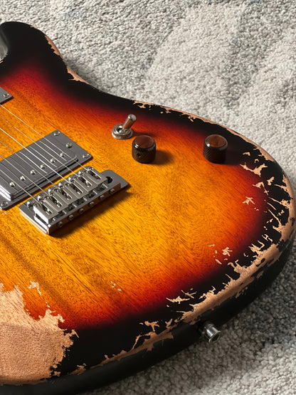 Dhatarattha Performance DTL HH in 3-Tone Sunburst Relic with RW FB