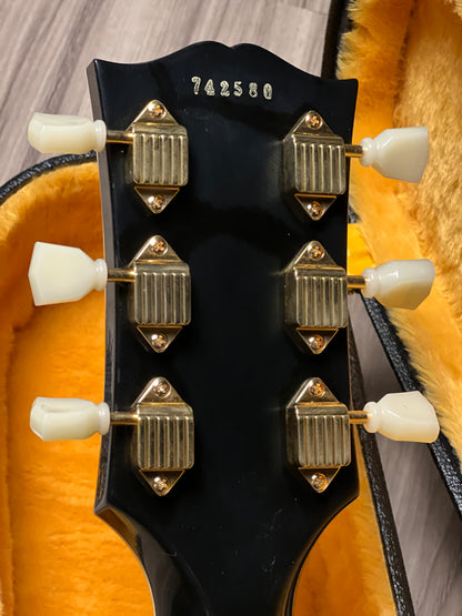 Gibson 1957 Les Paul Custom Reissue 3-Pickup Bigsby in Ebony w/Case 742580