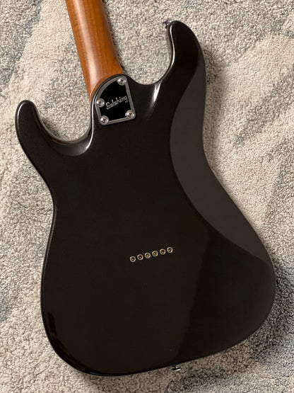 Soloking MS-1 H Baritone in Metallic Black with Roasted Maple FB