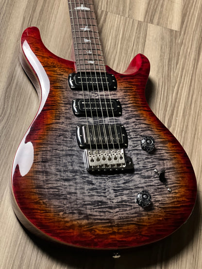 PRS SE Studio in Charcoal Cherry Burst