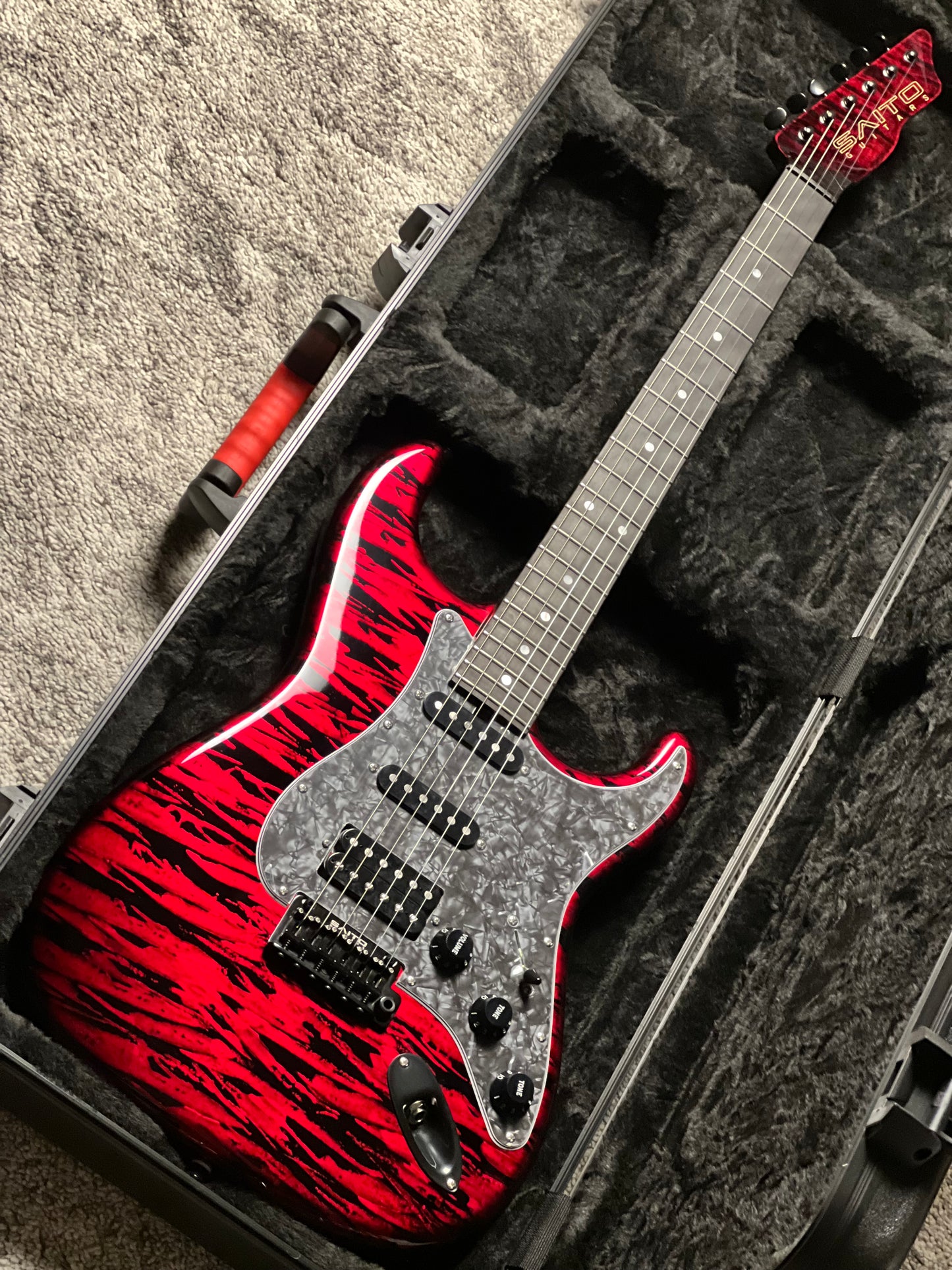 Saito S-622CS BEYOND SSH in Aka Oni with Hardshell Case 253389