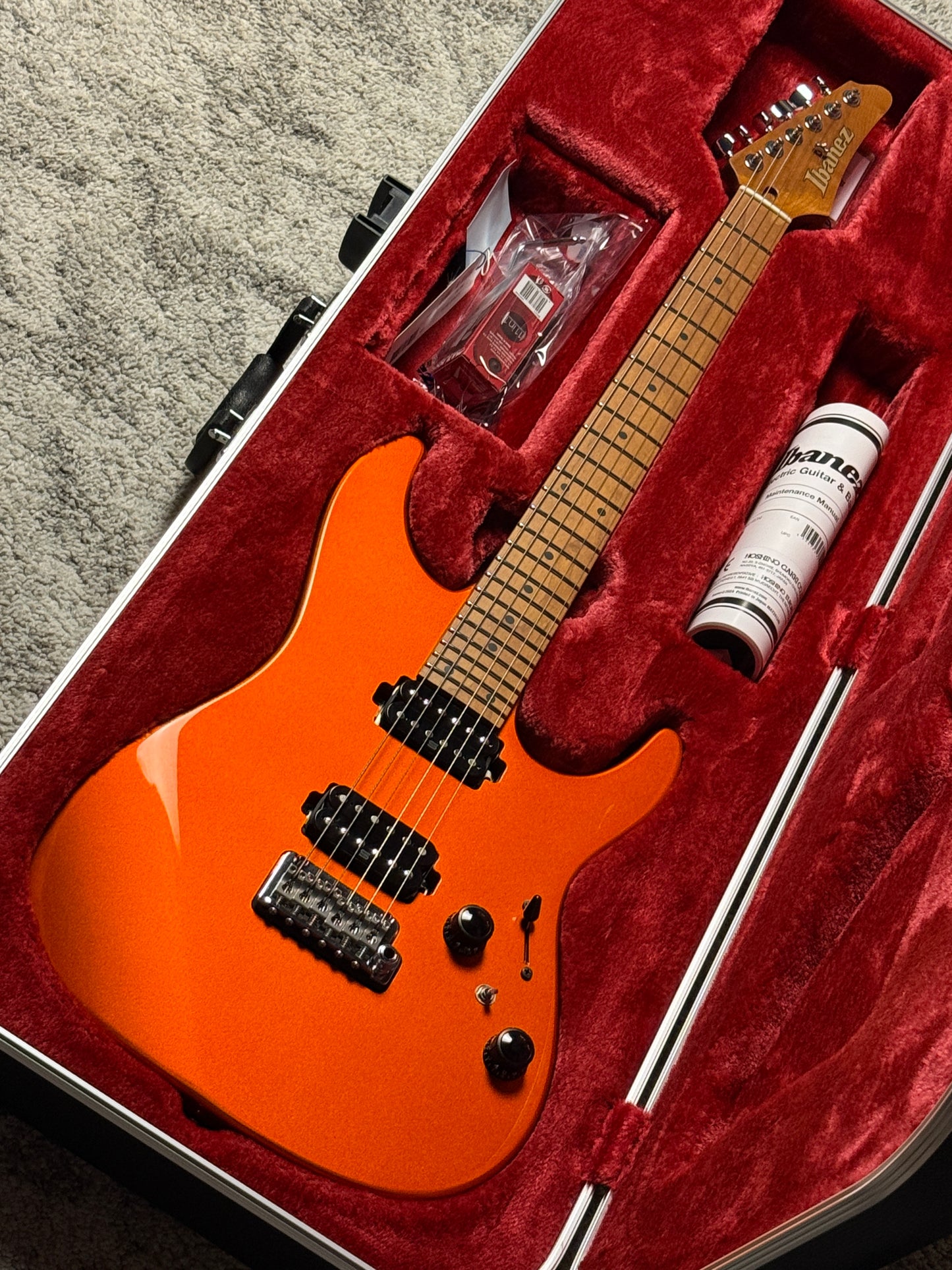 Ibanez Prestige Japan AZ2402-ROM in Orange Roadster Metallic F2533170