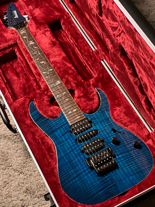 Ibanez RG8570-RBS w/Case in Royal Blue Sapphire F2429332