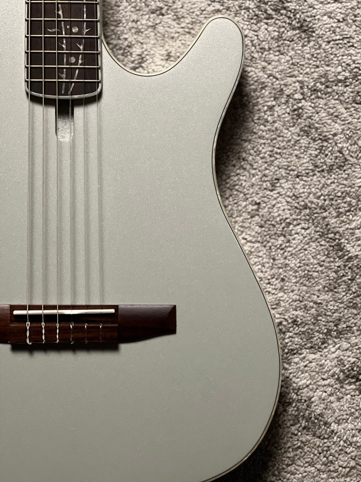 Ibanez TOD10N-SMF Tim Henson Signature Nylon String in Silver Metallic Flat