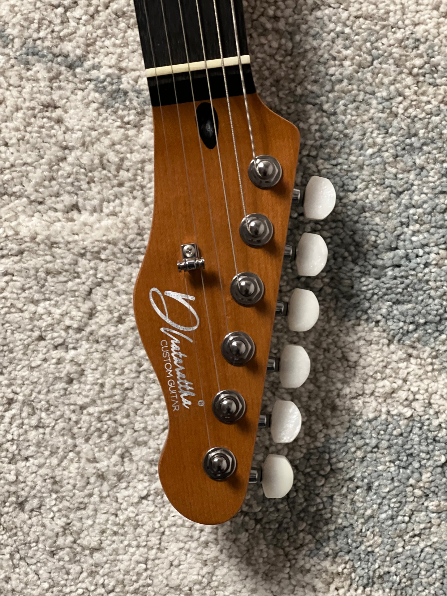 Dhatarattha Performance DTL in Sherwood Green Over Sunburst with RW FB and Nitrocellulose Lacquer