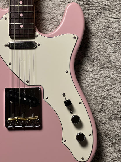 Fender MIJ Limited Kusumi Color Telecaster Thinline with RW FB In Kusumi Pink JD24020695