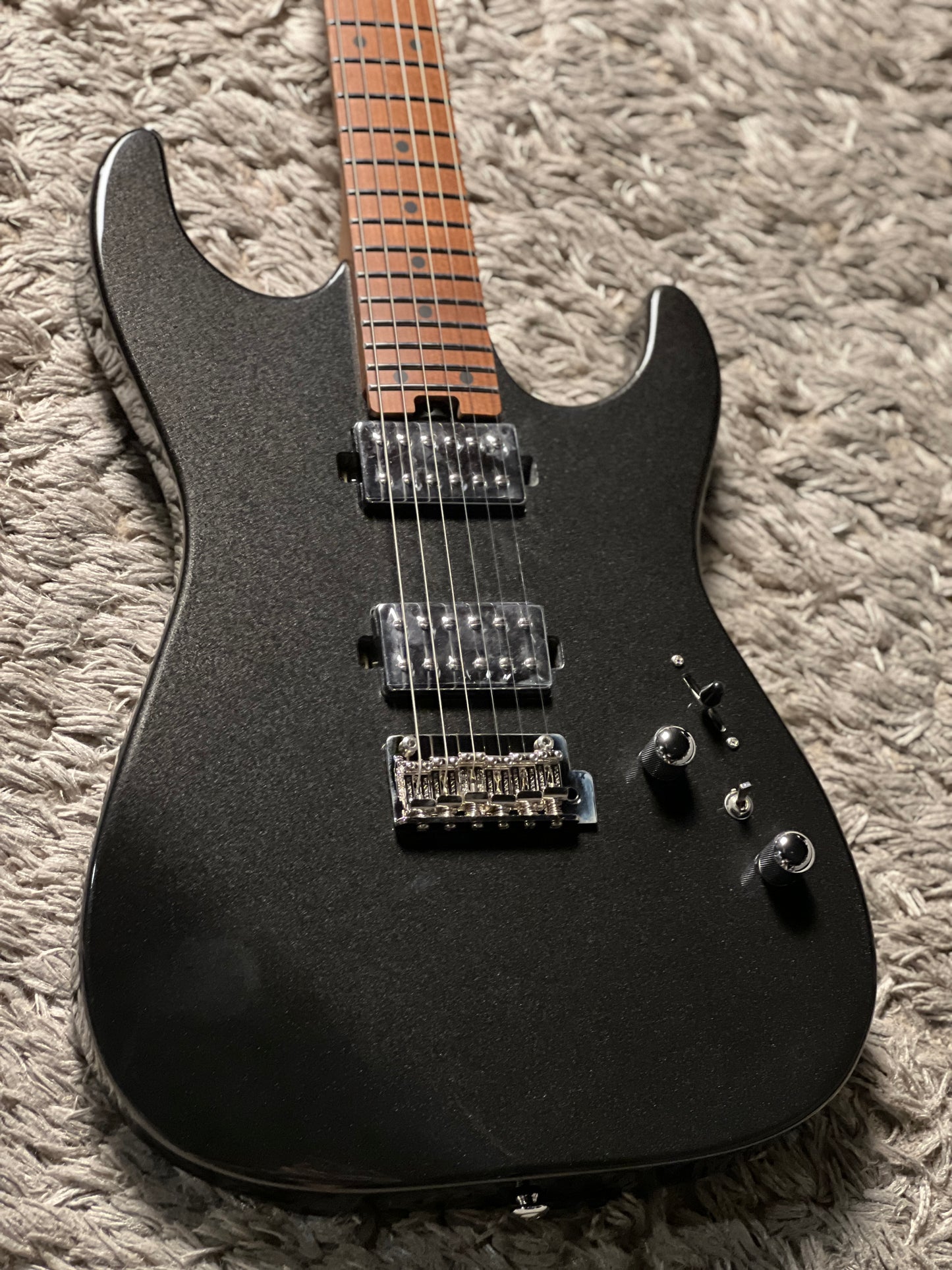 Soloking MS-1 Custom 24 HH MKII in Black Metallic