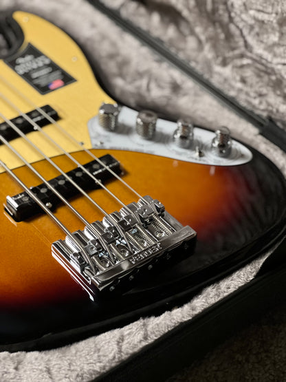 Fender American Ultra II Jazz Bass V Guitar with Ebony FB in Ultraburst US26005365