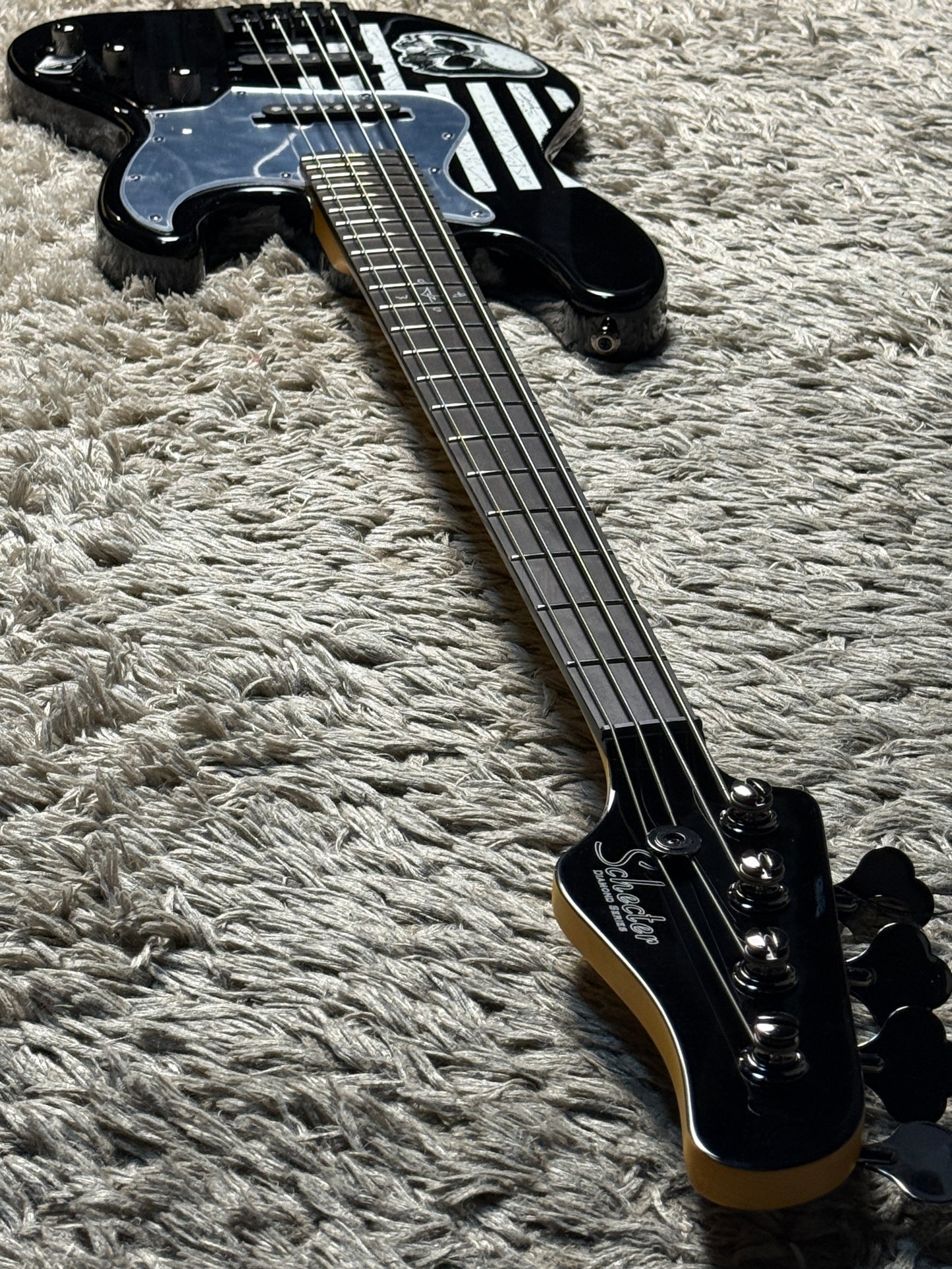 Schecter JD Deservio J-4 Bass in Gloss Black
