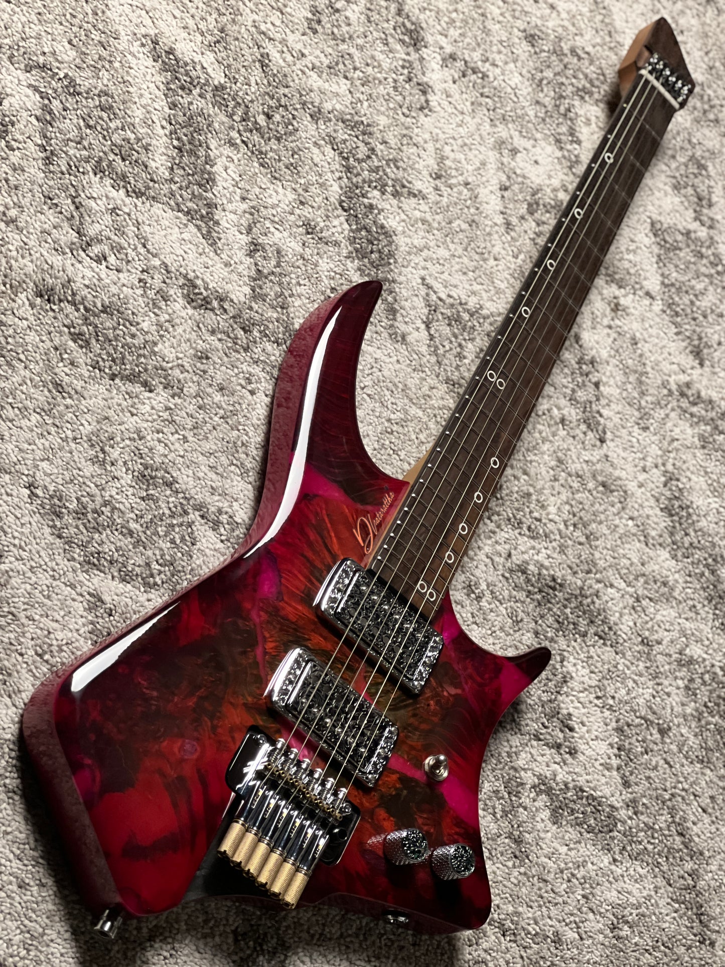 Dhatarattha Custom DHL in Cosmic Nebula Burl Top with RW FB Nafiri Special Run