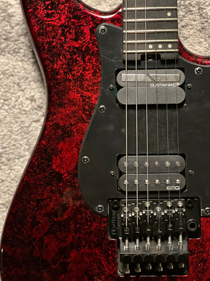 Schecter Sun Valley Super Shredder FR-S in Red Reign IM25042148