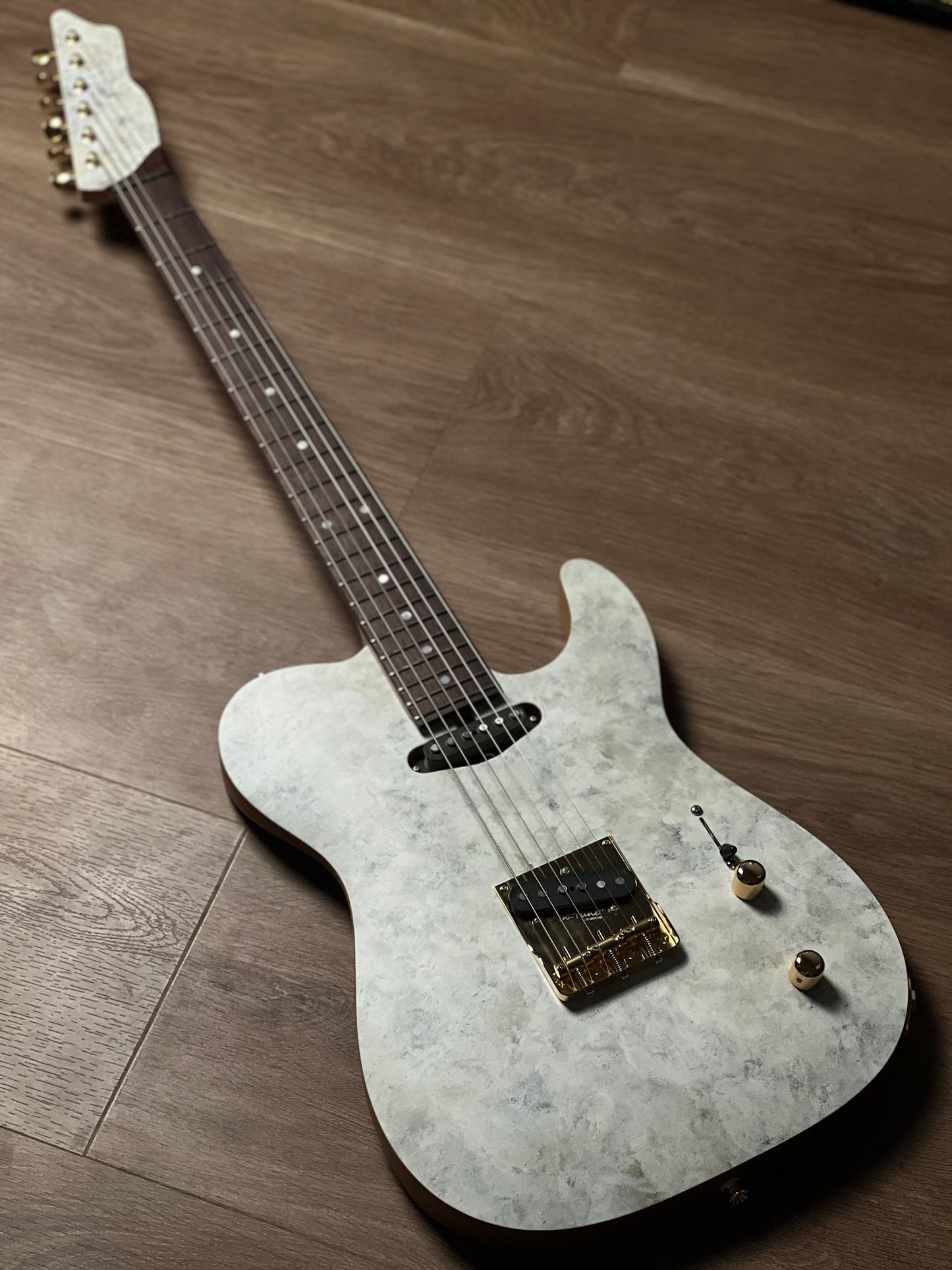 Saito S-622 TLC with Rosewood in White Granite with Gold Hardware 242919