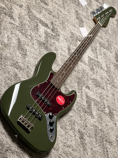 Squier FSR Classic Vibe 60s Jazz Bass with Laurel FB in Olive