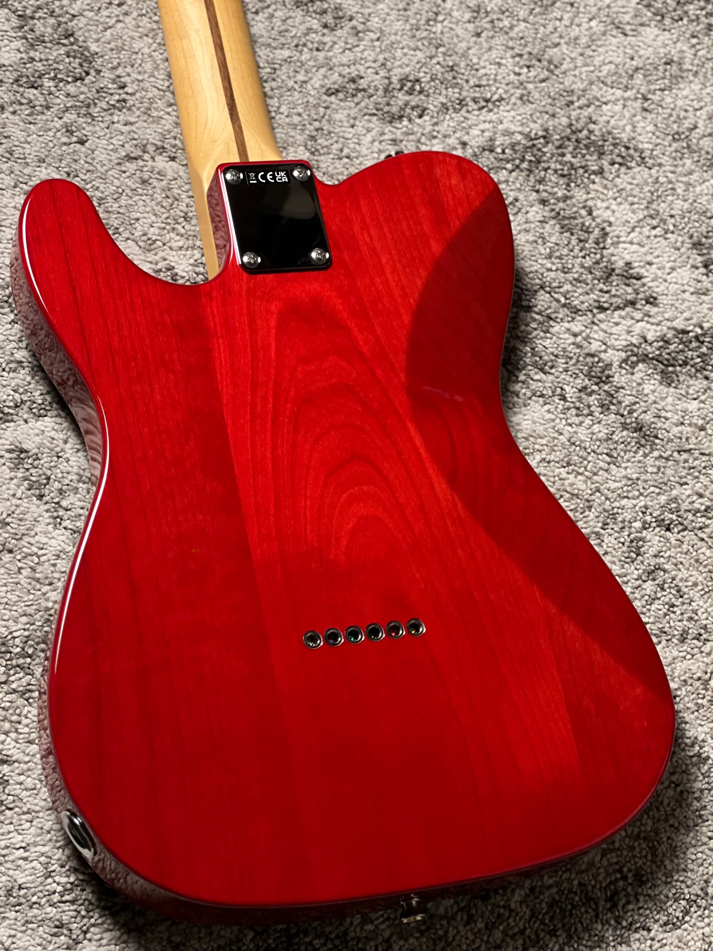 Fender Japan Hybrid II Telecaster with Maple FB in Flame Sunset Orange Transparent JD24010467