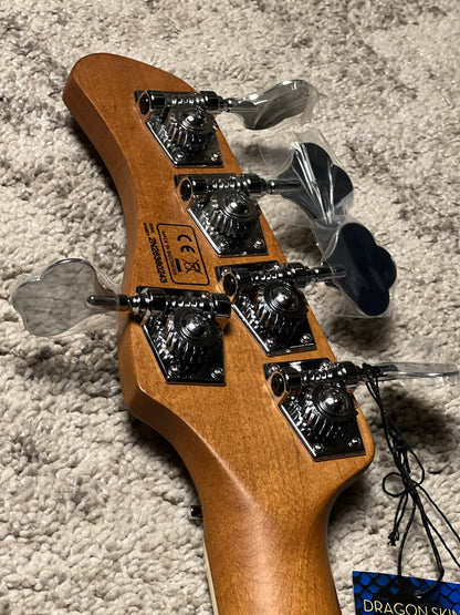 Sire Marcus Miller V8 Swamp Ash 5-String Bass Guitar in Natural With Bag