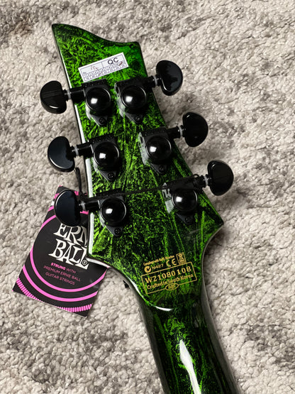 Schecter C-1 FR-S Silver Mountain in Toxic Venom W21080108