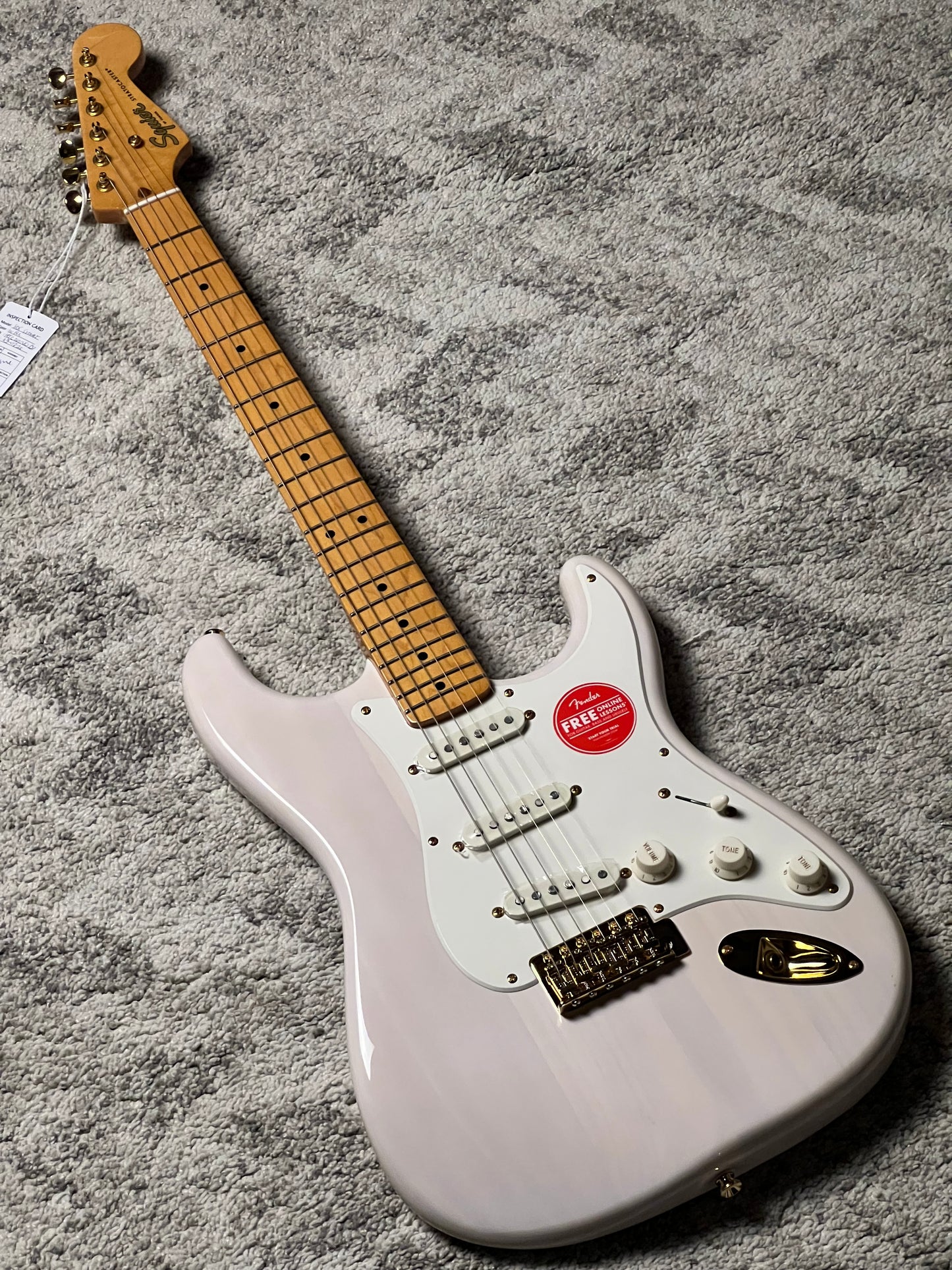 Squier FSR Classic Vibe 50s Stratocaster with Maple FB in White Blonde