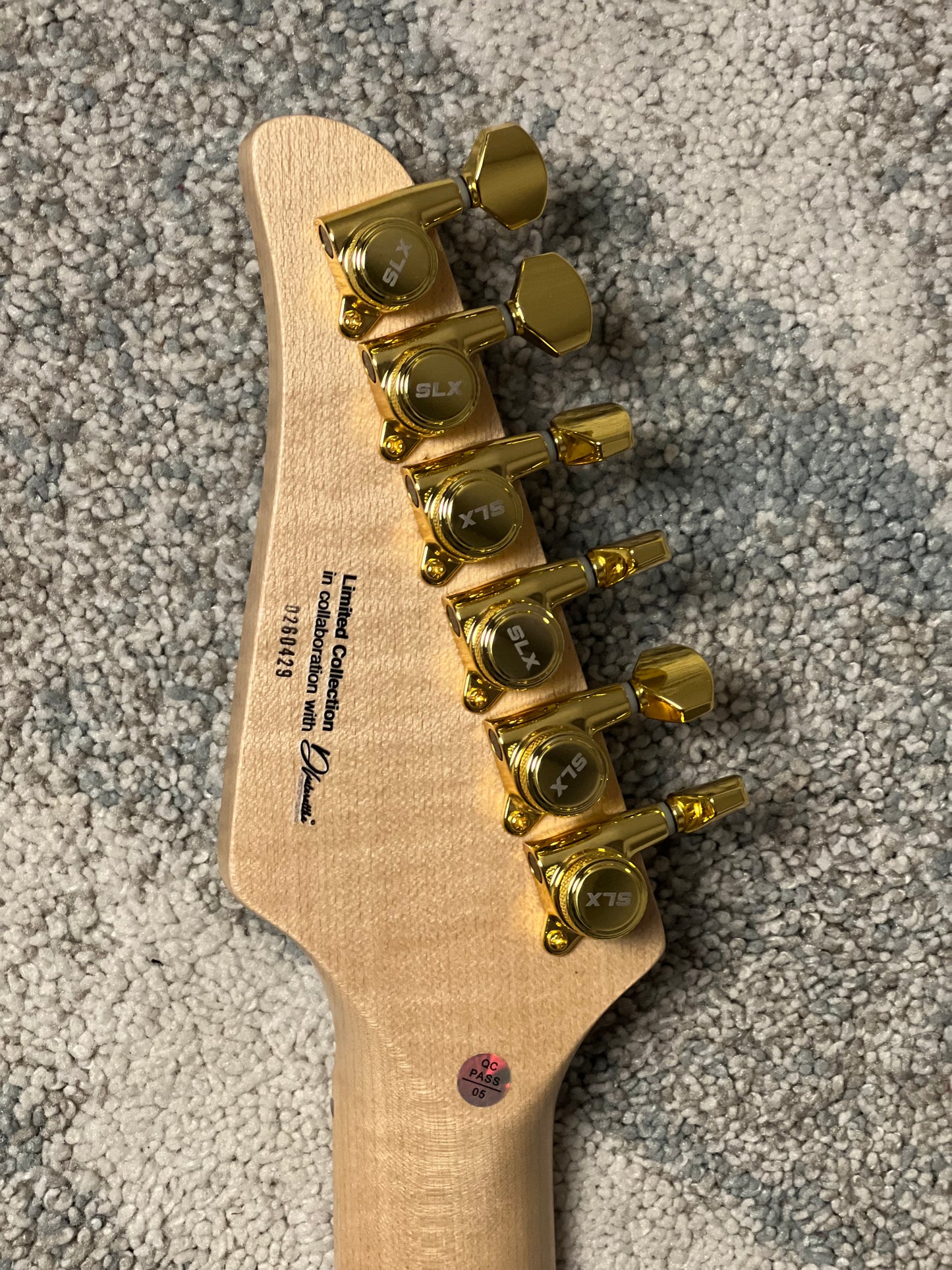 SLX X Dhatarattha Custom DST in Amethyst Shmear with Maple FB