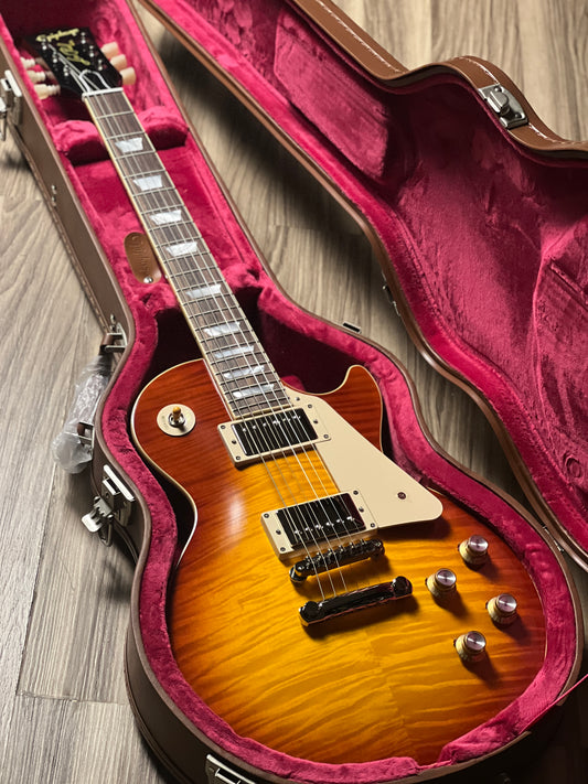 Epiphone 1960 Les Paul Standard Reissue in Washed Cherry Burst w/Case 25011520558